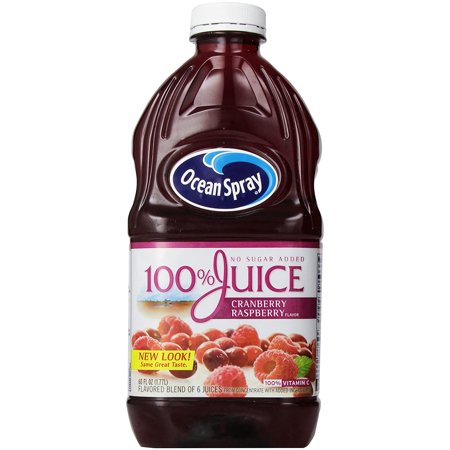 Ocean Spray 100% Juice  Cranberry & Pacific Raspberry  60 Fl Oz