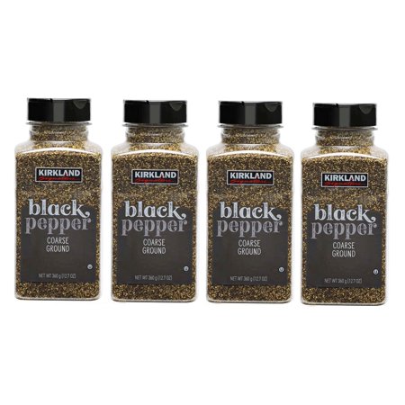 Kirkland Signature Coarse Ground Black Pepper  12.7 Oz 4PK