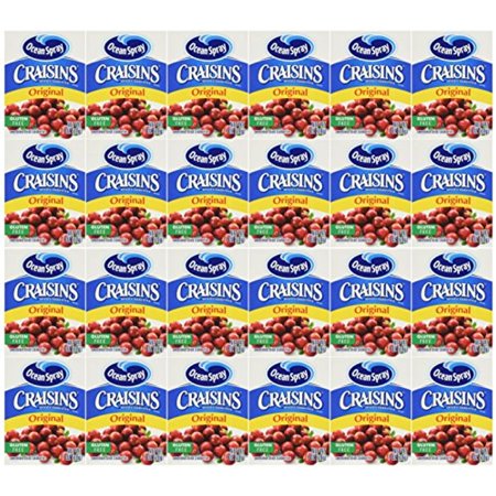 Ocean Spray Craisins Orignal Dried Cranberries 6 -1Oz Boxes