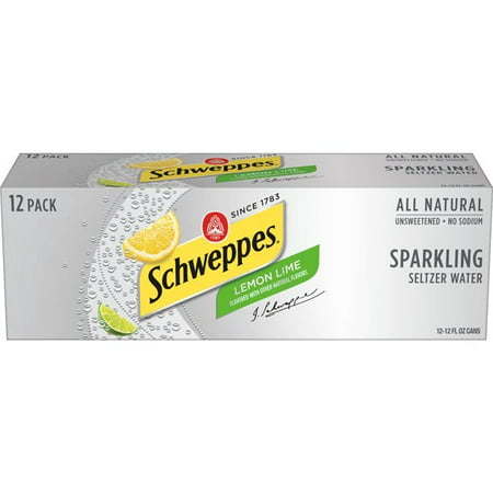 Schweppes Seltzer Lemon Lime Sparkling  12 Fl. Oz  59 Pack