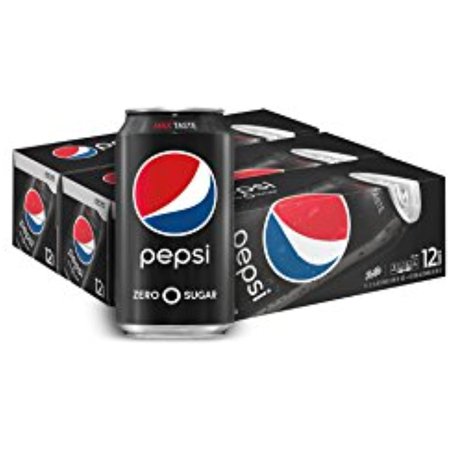Pepsi Zero Sugar Soda  Fridge Pack Bundle  12 Fl Oz  36 Cans
