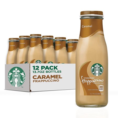 Starbucks Frappuccino Coffee Drink  Caramel  13.7 Fl Oz Bottles (12 Pack)