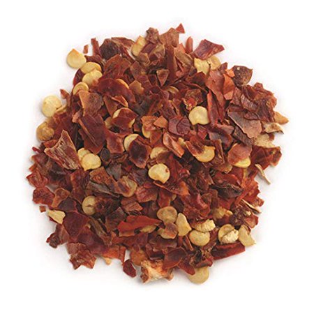 One 16 Ounce Bag Frontier Chili Peppers Crushed  Red Chili Flakes Certified Organic