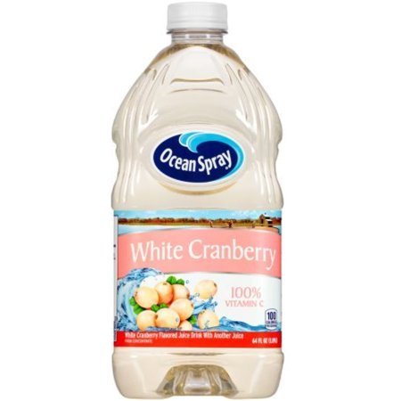 Ocean Spray Fruit Juice  White Cranberry  64 Fl Oz  1 Count (1 Pack)