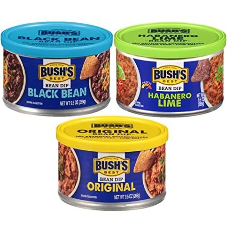 Bean Dip Three Flavor Variety Pack by the Best | Original  Black Bean and Habanero Lime | 9.5 Oz | Pack of 3