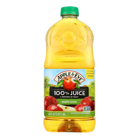 Apple and Eve 100 Percent Apple Juice - Case of 8 - 64 Fl Oz.