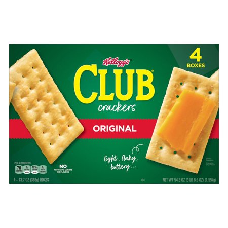 Keebler Club Crackers Original 54.8oz  Lunch Snacks Office and Kid Snacks