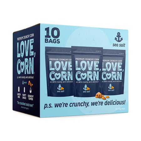 Love Corn  Premium Roasted Corn  Sea Salt  1.6 Oz