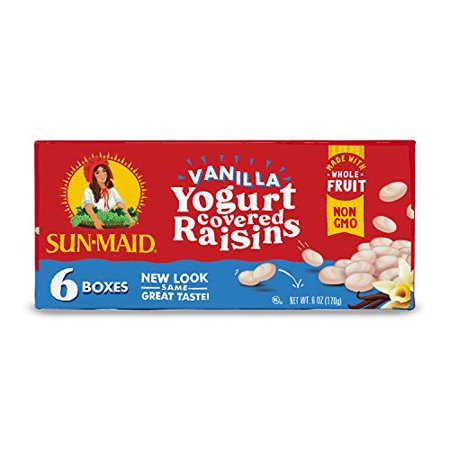 Sun-Maid Vanilla Yogurt Raisins  1-Ounce (6 Count  Pack - 3)
