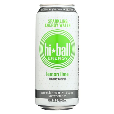 Energy Sparkling Energy Water - Lemon Lime - Case of 1 - 8/16 Fl Oz.