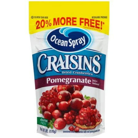 Ocean Spray  Craisins  Sweetened Dried Cranberries (Pack of 4)