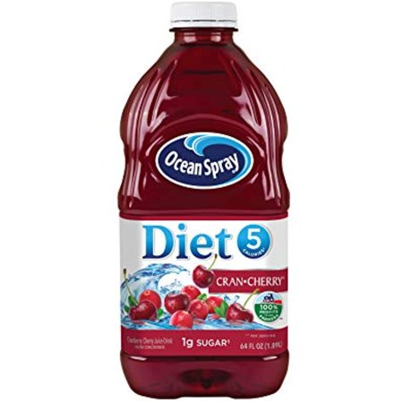 Ocean Spray Diet Cranberry Cherry Juice Drink  64 Ounce