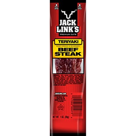 Jack Links Premium Cuts Beef Steak  Teriyaki  1-Ounce (Pack of 12)