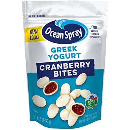 Ocean Spray Craisins Dried Cranberries  Greek Yogurt Covered  5 Ounce (Pack of 12)