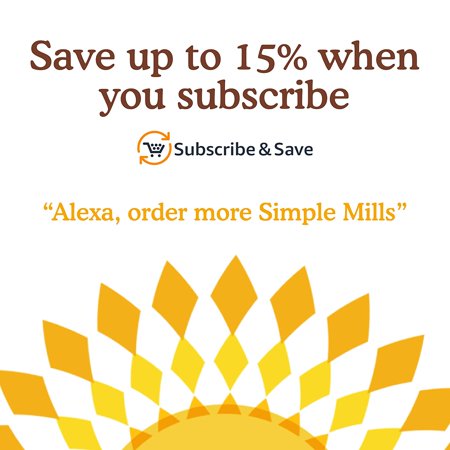 Simple Mills Almond Flour Crackers  Fine Ground Sea Salt Snack Packs - Gluten Free  Vegan  Healthy Snacks  4.9 Ounce (Pack of 6)