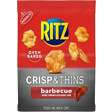 Ritz Crisp and Thins Barbecue Chips  7.1 Oz