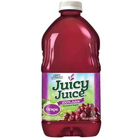 Juicy Juice Grape  100% Juice  64 Ounce (Pack of 8)