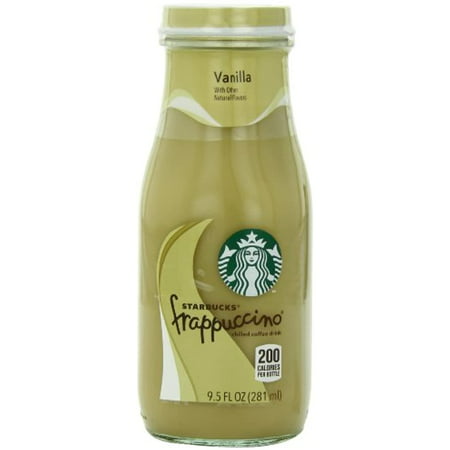 Starbucks Bottled Coffee Drink  Frappuccino Chilled with Natural Vanilla Flavors  9.5 Fl Oz - 12 Pack
