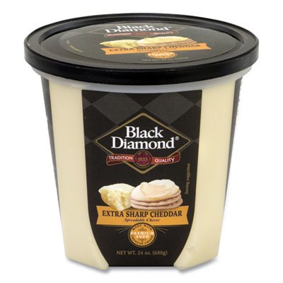 Black Diamond Extra Sharp White Cheddar Cheese Spread  24 Oz Tub  Delivered in 1-4 Business Days (90200077)