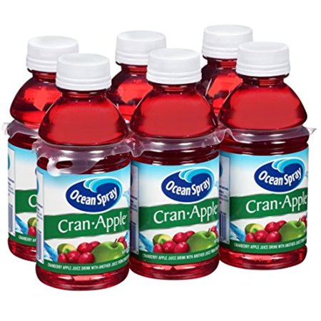 Ocean Spray 10 Ounce Cranberry Apple Juice Drink  6 Count per Pack -- 4 per Case.