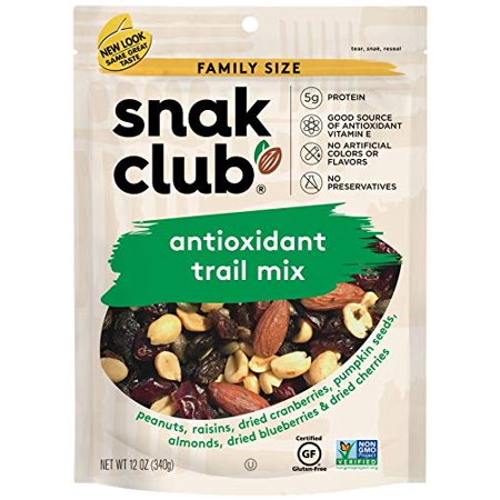 Snak Club Antioxidant Trail Mix  12 Oz. (Pack of 6)