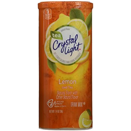 Crystal Light Iced Tea  with Lemon Flavoring 1.4-Ounce Unit (Pack of 6)