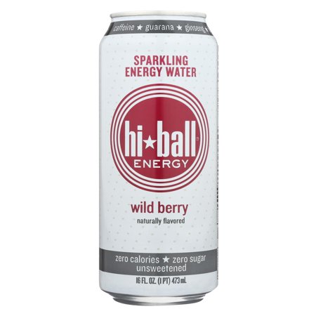 Energy Sparkling Energy Water - Wild Berry - Case of 1 - 8/16 Fl Oz.