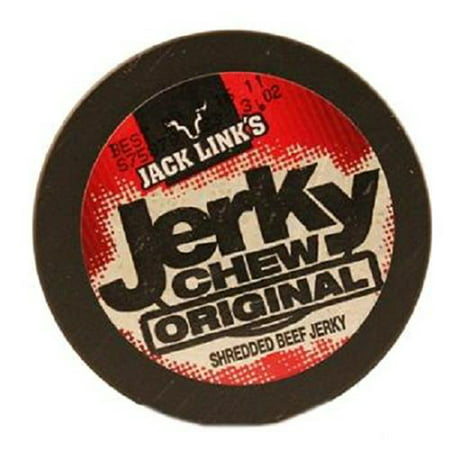 Jack Link Beef Jerky Chew  Original - Can Roll  Count 12 (0.32 Oz) - Jerkys / Grab Varieties & Flavors