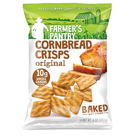 Farmer's Pantry Original Cornbread Crisps, Original, 2 Ounce (Pack of 8)
