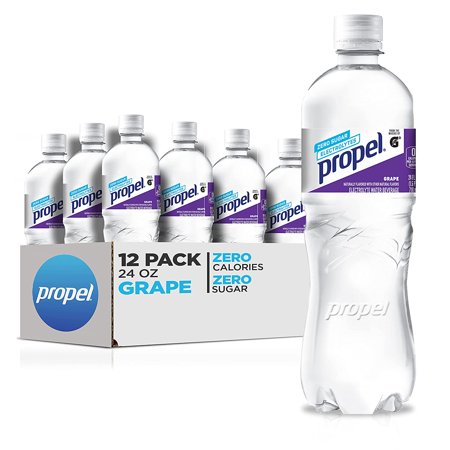Propel  Grape  Zero Calorie Water Beverage with Electrolytes & Vitamins C&E  24 Fl Oz (Pack of 12)