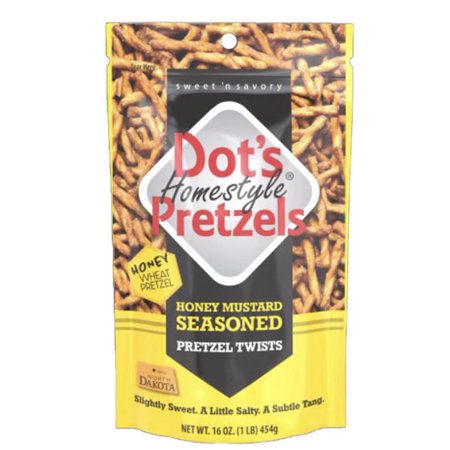 Dot S Homestyle Pretzels Honey Mustard 16 Oz (1 Bag)