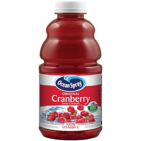 Ocean Spray Cranberry Juice Cocktail Drink  32 Ounce -- 12 per Case.