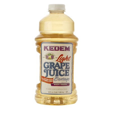 Kedem Light White Grape Juice 64 Oz (Pack of 4)