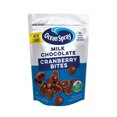 Ocean Spray Craisins Dried Cranberries  Milk Chocolate Covered  5 Ounce (Pack of 12)