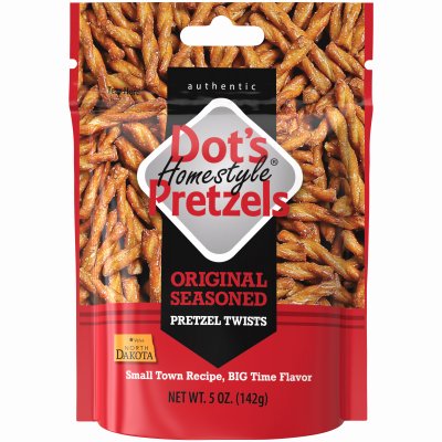 Dots Pretzels-1PK 5 OZ Dot S Pretzels Resealable Bag Perfect for Snacking on the Go O