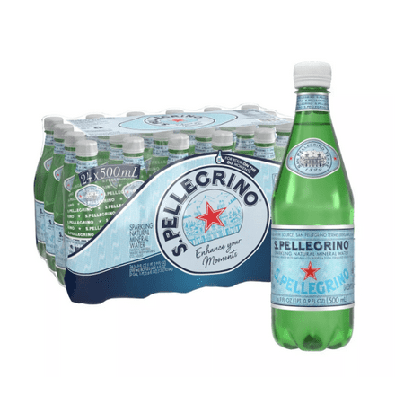 S.Pellegrino Sparkling Natural Mineral Water (16.9 Fl. Oz.  24 Pk.)