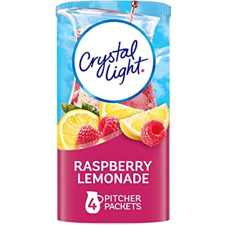 Crystal Light Raspberry Lemonade Drink Mix (4 Pitcher Packets)