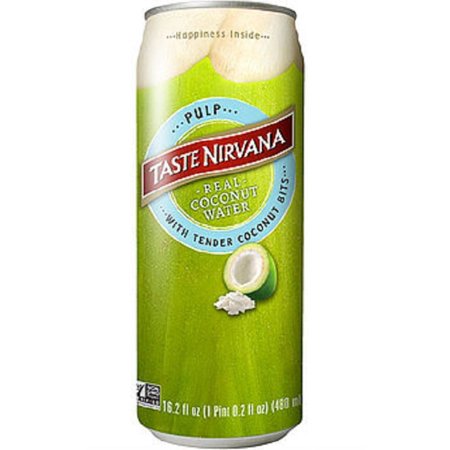 MingTaste Nirvana Real Coconut Water  Coco Pulp with Tender Coconut Bits  16.2 Fl Oz (Pack of 12)