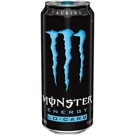 Monster Energy Drink  2 Flavor Variety Pack  Original (Green) and Lo-Carb  16 Fl Oz  6 Count