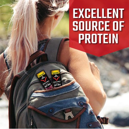 Jack Link’s Premium Cuts Beef Steak  Teriyaki  Great Protein Snack with 18g of Protein and 9g of Carbs per Serving  Made with Premium Beef  2 Ounce 