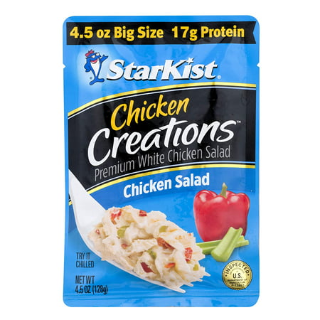 StarKist Chicken Creations Chicken Salad - 4.5 Oz Pouch 12 Count(Pack of 1)
