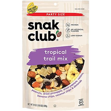 Snak Club Tropical Trail Mix  24 Ounce
