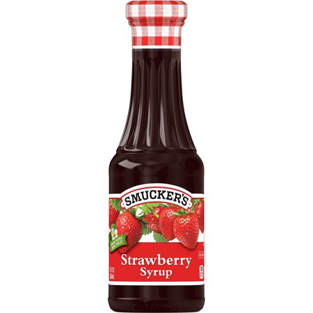 Smucker S Strawberry Syrup  12 Fl Oz (Pack of 6)
