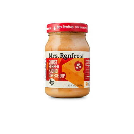 Mrs. Renfro S Ghost Pepper Nacho Cheese Dip  Gluten-free  16 Oz. (Pack of 2)