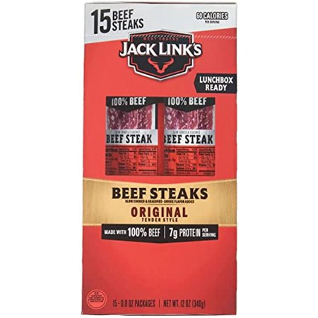 Jack Link’S Original Tender Style Beef Steak  0.8 Ounce (15 Count)