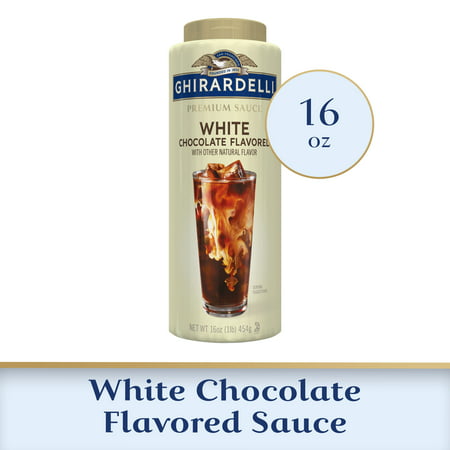 GHIRARDELLI Premium White Chocolate Flavored Sauce  16 Oz Bottle