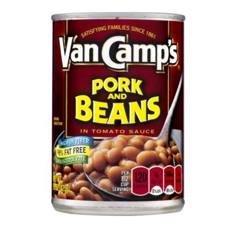 Van Camp S Pork N Beans- 6 Cans for 15 Oz Each Perfect for Side Dish and on the Go Snacks