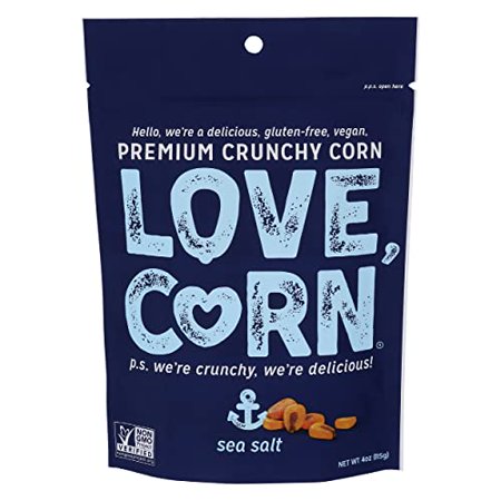 Love Corn  Corn Snack Sea Salt  4 Ounce