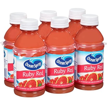 Ocean Spray Ruby Red Grapefruit Juice Drink - 6 Bottles