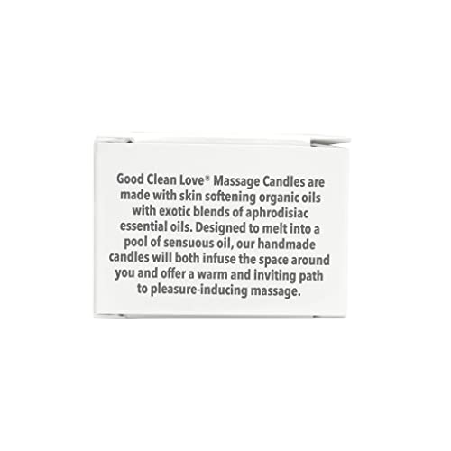 Good Clean Love Cocoa Mint Massage Candle, Creates an Aromatic & Intimate Massage Oil, 100% Natural, Made with Pure Essential Oils, Exotic Sweet & Bal thumbnail